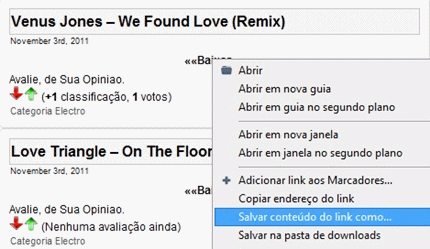 Baixando Remixes Musicas Opera